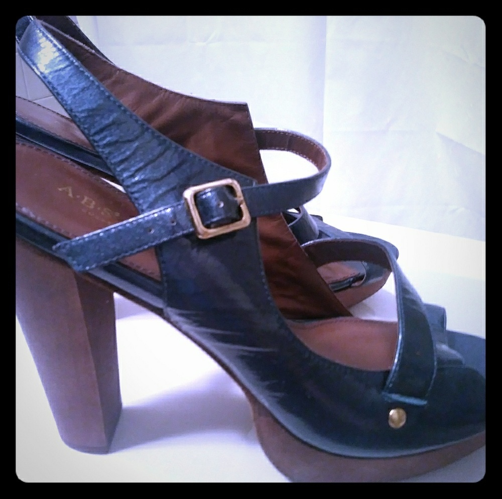 A pair of Allen Schwartz 'A.B.S' collection heels.